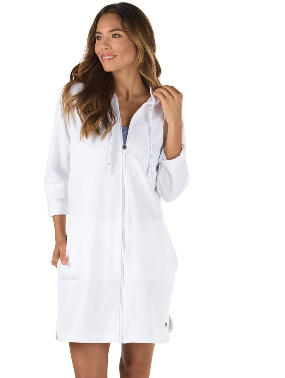 Speedo Sun Protective 3/4 Sleeve Zipup Robe